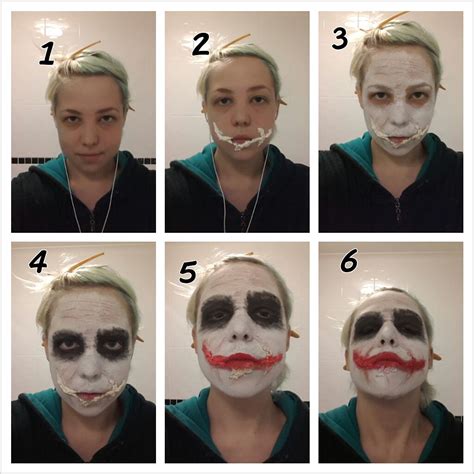 diy joker makeup|easy joker makeup tutorial.